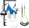 Dog Grooming Arm for Table, Includes Clamp, No-Sit Nooses, Home/Salon Use by ranwin