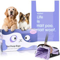 125 Pack Large Dog Poop Bags for A&H Swivel Bin Pooper Scooper Purple by KropBom