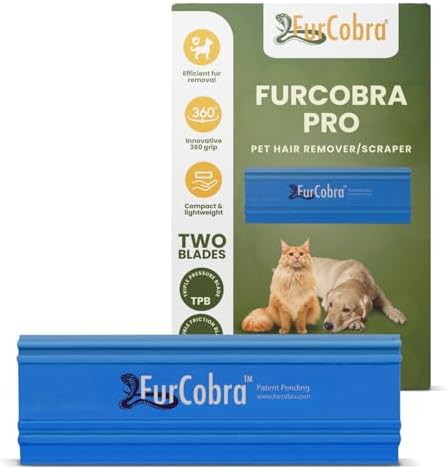 Pro Pet Hair Remover for Car Detailing, Carpet & Couch – Multi-Blade Dog & Cat by FurCobra