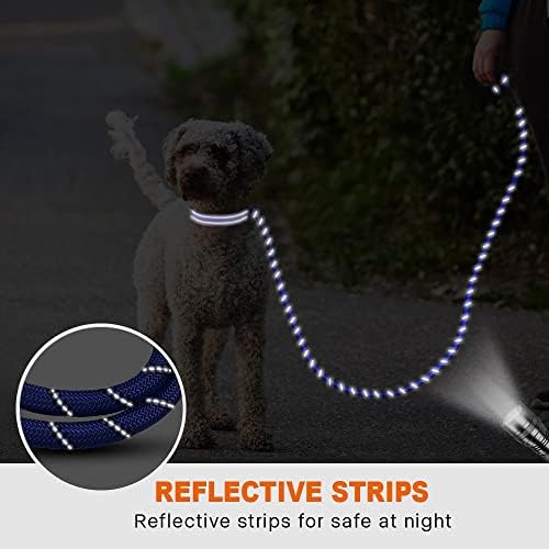 Taglory Rope Dog Leash for Small Medium Dogs, 5 FT Padded Handle - Image 5
