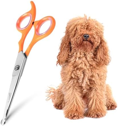 Professional Rounded Dog Scissors by Lazaar