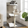 44.8in Modern Wood Cat Tree Tower by FeliskynCatTreeTower