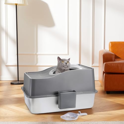 SOUJOY Stainless Steel Cat Litter Box - Image 7