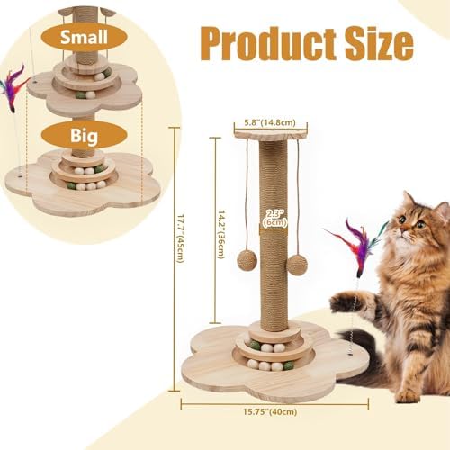 4-in-1 Wider Cat Scratching Post - Image 2