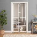 unipaws 75" High Transparent Clear Cat Safety Gate, No Drilling by unipaws