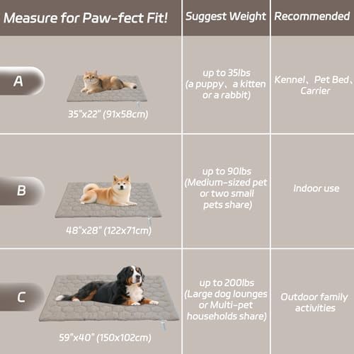 Cooling Mat for Dogs, Q-MAX>0.4 Ice Green B Size - Image 2
