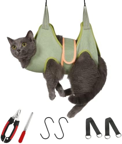 Guzekier Cat Grooming Hammock Harness by Guzekier