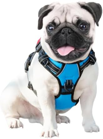 PHOEPET No Pull Dog Harness Medium Reflective Front Clip Vest - Image 6