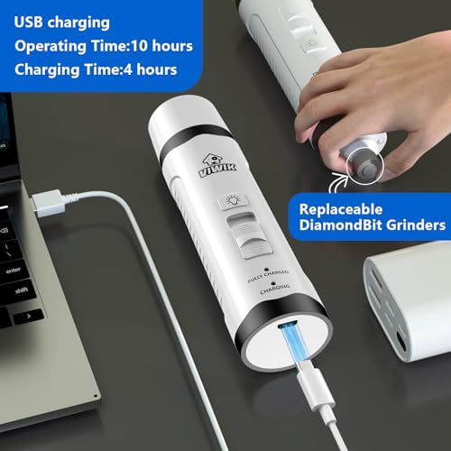 VIWIK Dog Nail Trimmers with Light, Cat Dog Nail Clippers, Dog Nail Grinder - Image 5