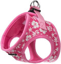 Bark Appeal Pink Hibiscus Step-in Dog Harness by BarkAppeal