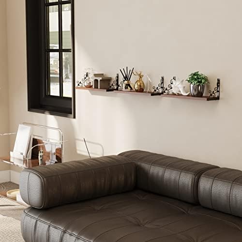 Lavezee Vintage Floating Shelves Set - Image 5