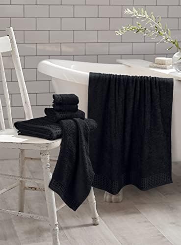 GLAMBURG 100% Cotton Ultra Soft 6 Pack Towel Set, Contains 2 Bath Towels 28x55 - Image 3