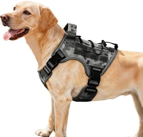 Heavy-Duty Tactical Dog Harness by Bruvoalon