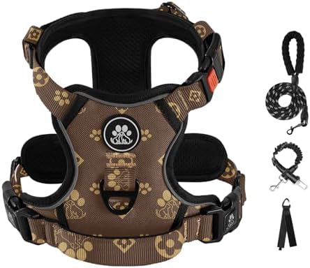 IVY&LANE No Pull Dog Harness for Large Dogs, Reflective Dog Vest Harness by IVYLANE