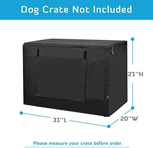 HONEST OUTFITTERS Dog Crate Cover, 30 Inch Dog Kennel Cover - Image 2