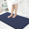 OLANLY Memory Foam Bathroom Runner Rugs 44x24, Long Mats, Twilight Sapphire by OLANLY