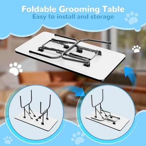36-Inch Dog Grooming Table, Foldable Pet Grooming Table - Image 5