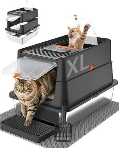 Stainless Steel Litter Box by Unknown