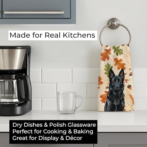 Caroline's Treasures German Shepherd Dogs Kitchen Towel 15x25 in - Image 3