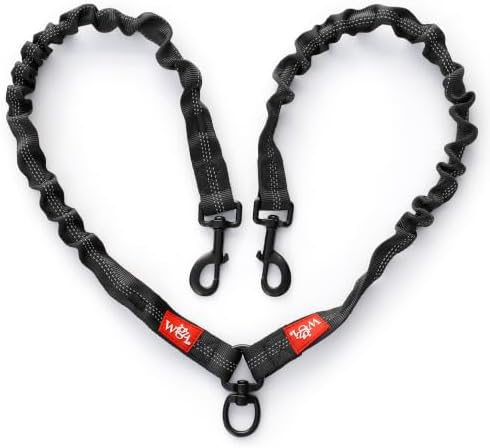 Double Dog Leash, 360° Swivel, No Tangle, Two Dogs, Split Leash, Reflective and - Image 6