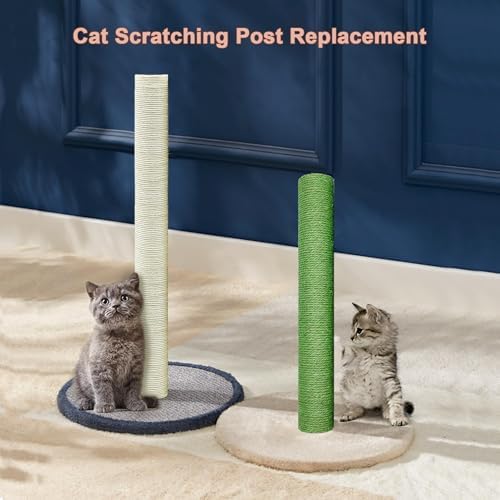 4PCS Cactus Cat Tree Replacement Posts, 15.7in M8 Sisal Scratching Pole - Image 4