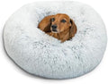 Best Friends by Sheri Original Calming Donut Dog Bed, Frost Gray, Small 23" by BestFriendsbySheri