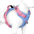 PHOEPET No Pull Dog Harness, Unique Colors Reflective Adjustable Dog Vest by PHOEPET