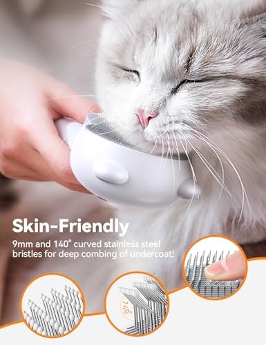 Cat Steam Brush, Brushes for Indoor Cats - Image 3
