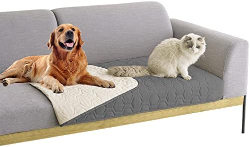 Waterproof Blanket Couch Cover for Dogs Non-Slip Pet Sofa Protector by TcksstexFauxFurDogBedCover