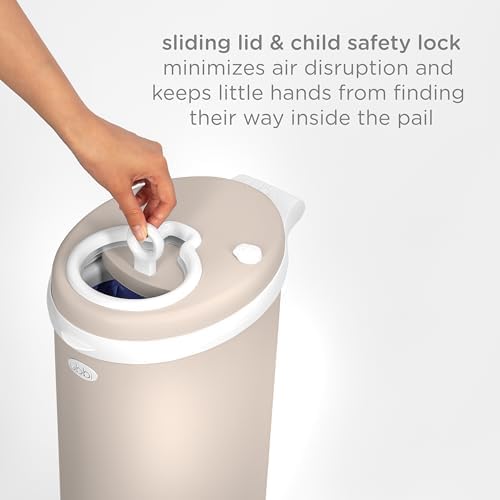 Ubbi Stainless Steel Diaper Pail, No Special Bags, Odor-Locking - Image 6