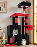 Globlazer 52in Gothic Cat Tree for Indoor Cats, 2 Condos by Globlazer