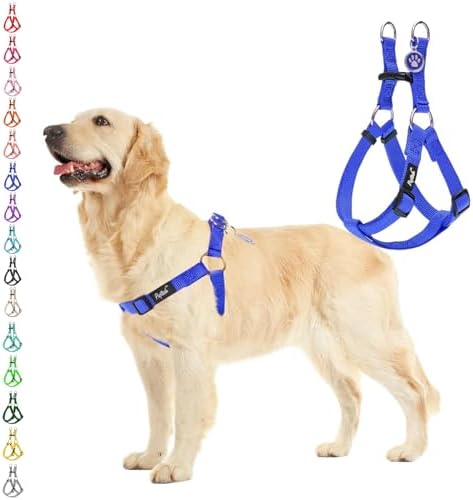 PUPTECK No Pull Dog Harness Large Sized Step-in Adjustable Puppy Vest by PUPTECK