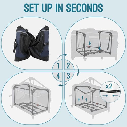 PEGIC 24-inch Rolling Extra Large Cat Carrier - Image 3