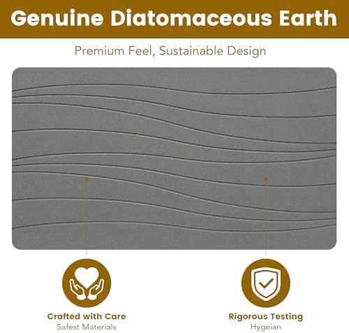 Extra Large Stone Bath Mat, Super Absorbent Diatomite Stone Mats - Image 5