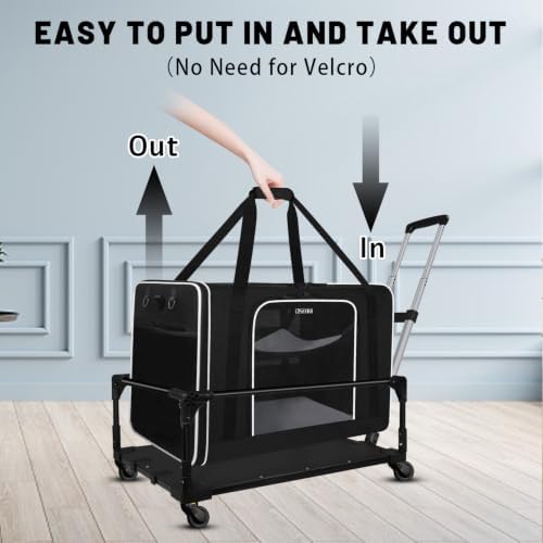 Petskd Foldable Wheel Base Cart Compatible - Image 3