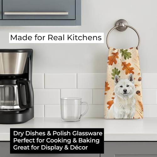 Caroline's Treasures Akita Dogs Kitchen Towel 15x25 in - Image 3