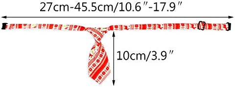 Segarty Dog Ties, 10 PCS Dog Bow Ties Christmas with Adjustable Collar, Pet Neckties for Small Pets, Puppy Neck Bowties Cats Grooming Bows Bulk for Photography Holiday Wedding Party Gift - Image 3