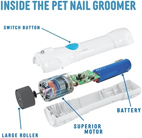 Bell+Howell Pawperfect Cordless Dog and Cat Nail Trimmer Rotating File - Image 5