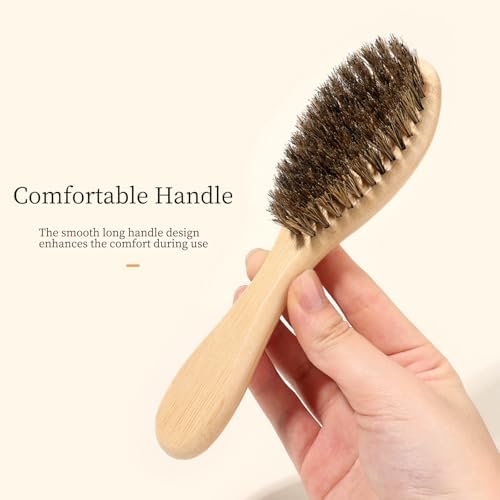 Soft Boar Bristle Dog Brush for Short Haired, Ideal Pet Hair Brush - Image 6