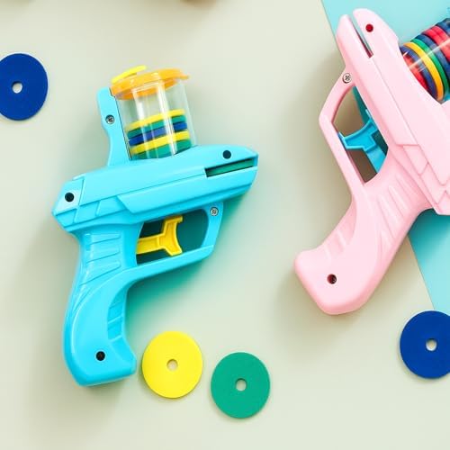 Sumind 2 Pcs Foam Disc Shooter Blasters, Sky Blue - Image 4