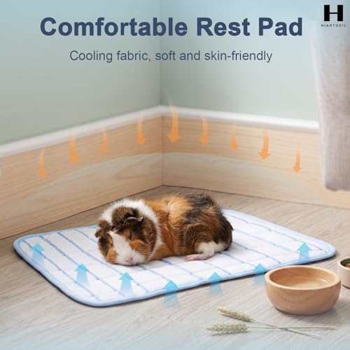 4 Pack Small Animal Cooling Mats, 17 x 11.6 Inch Washable Rabbit & Guinea Pig - Image 5