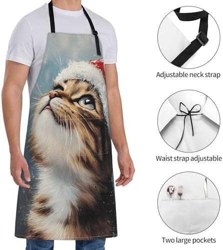 Art Apron with Pocket for Women Men - Image 2