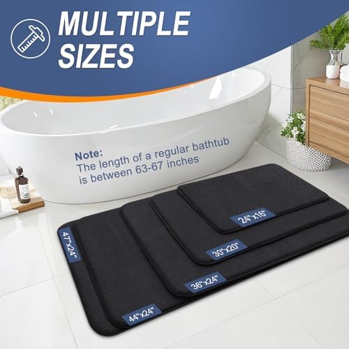 OLANLY Memory Foam Large Bathroom Rugs 47x32, Absorbent Bath Mat - Image 5