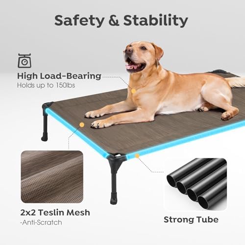 Veehoo 2 Pack Outdoor Elevated Dog Bed - Image 6