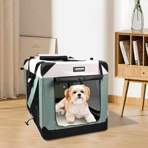 JESPET 3 Door Soft Dog Crates Kennel, Collapsible Travel Pet Carrier - Image 6