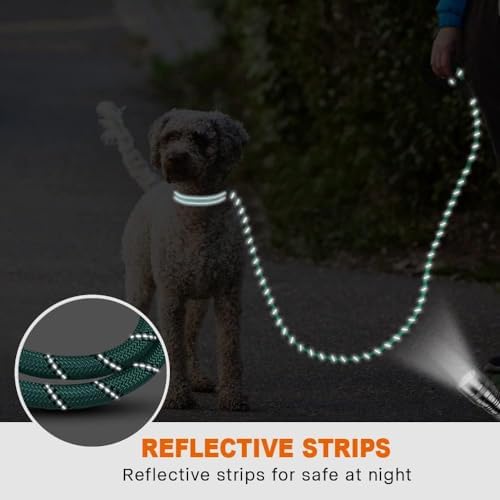 Taglory Rope Dog Leash for Small Medium Dogs, 5 FT Padded Handle - Image 5