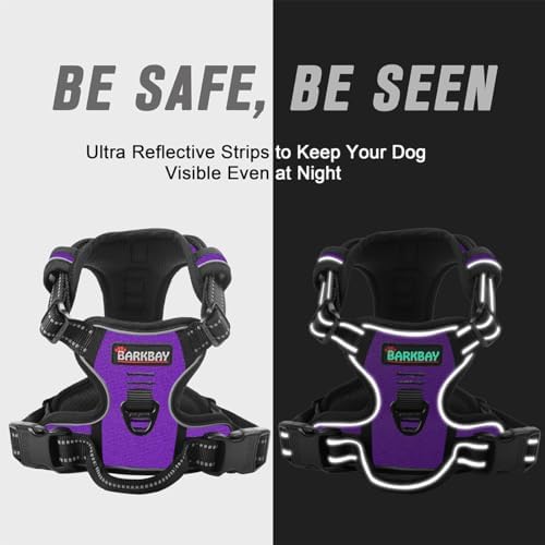 BARKBAY Dog Harness No Pull for Medium Sized Dog Front Back Clips, Dog Vest - Image 5