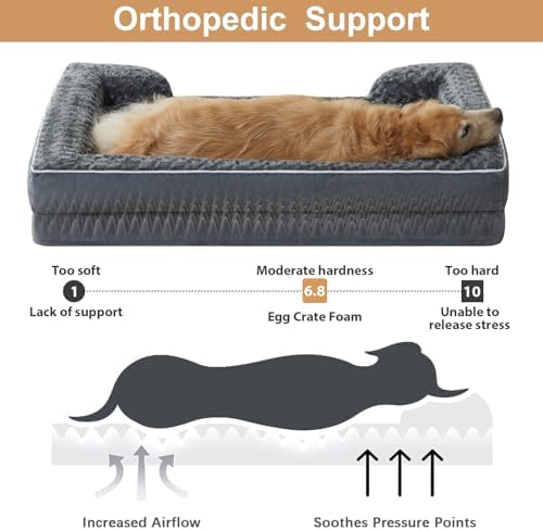 WNPETHOME Orthopedic Washable XXL Dog Bed - Image 2