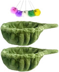 SHENGOCASE 13" 2-Pack Green Nest Basket Lounger Hammock Bed Replacement by SHENGOCASE