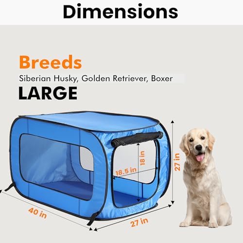Portable Collapsible Pop Up Kennel - Image 2